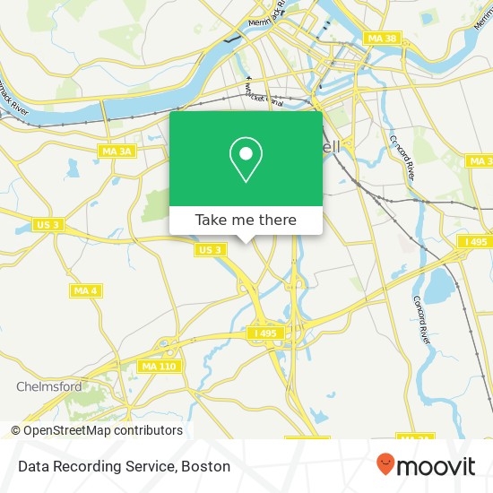 Data Recording Service map