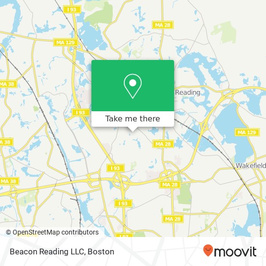 Mapa de Beacon Reading LLC