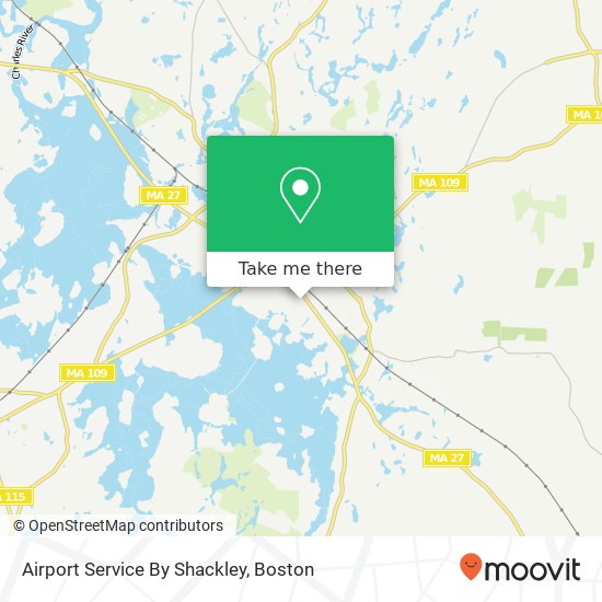 Mapa de Airport Service By Shackley