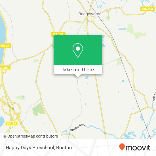 Mapa de Happy Days Preschool