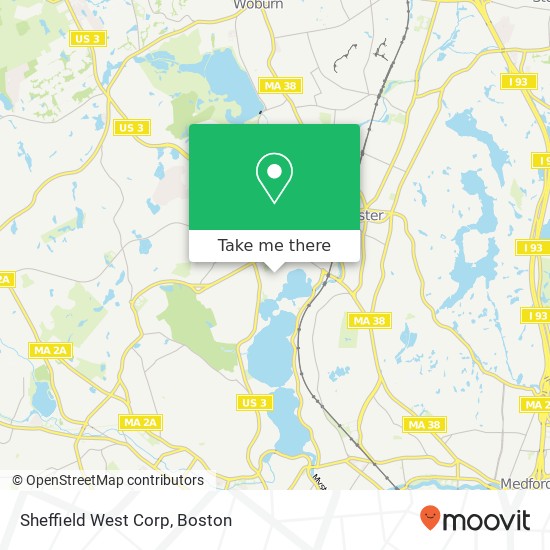 Sheffield West Corp map