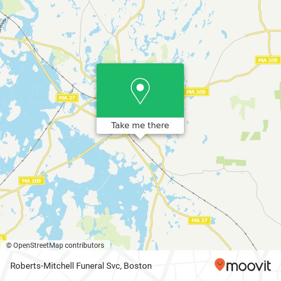 Roberts-Mitchell Funeral Svc map