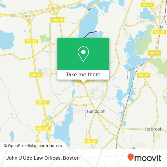 Mapa de John U Udo Law Offices