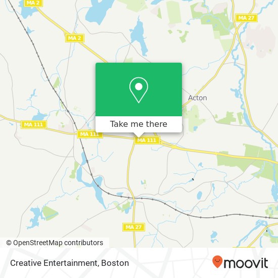 Mapa de Creative Entertainment