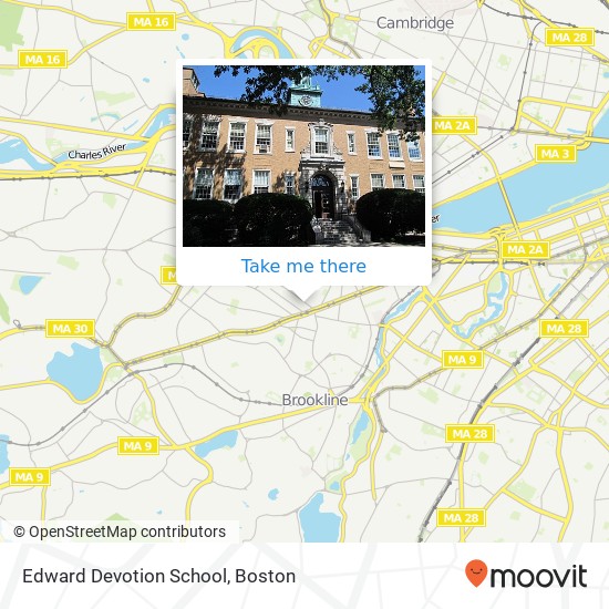 Mapa de Edward Devotion School