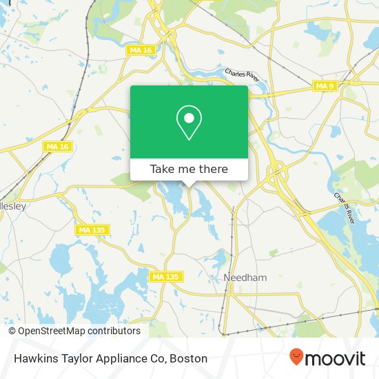 Mapa de Hawkins Taylor Appliance Co