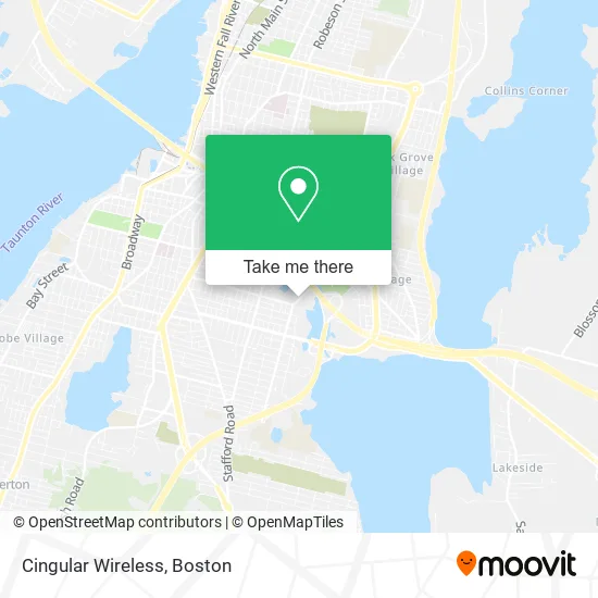 Cingular Wireless map