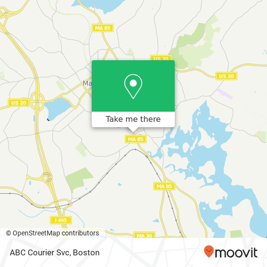 ABC Courier Svc map