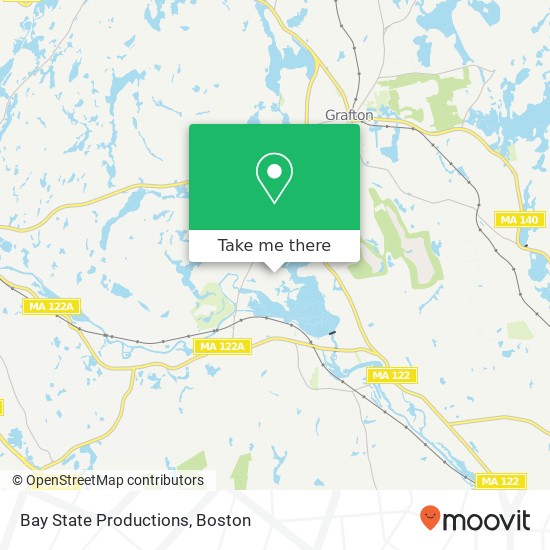 Bay State Productions map