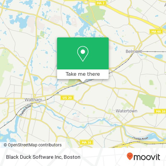 Black Duck Software Inc map