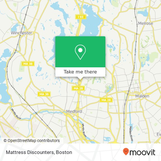 Mattress Discounters map