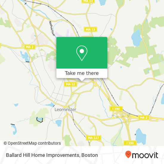 Mapa de Ballard Hill Home Improvements
