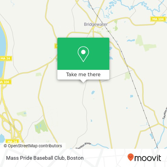 Mass Pride Baseball Club map
