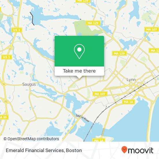 Mapa de Emerald Financial Services