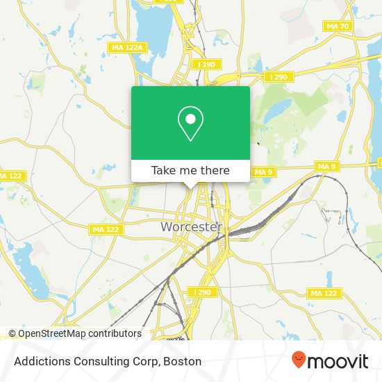 Addictions Consulting Corp map