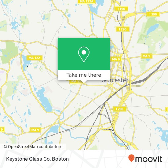 Mapa de Keystone Glass Co