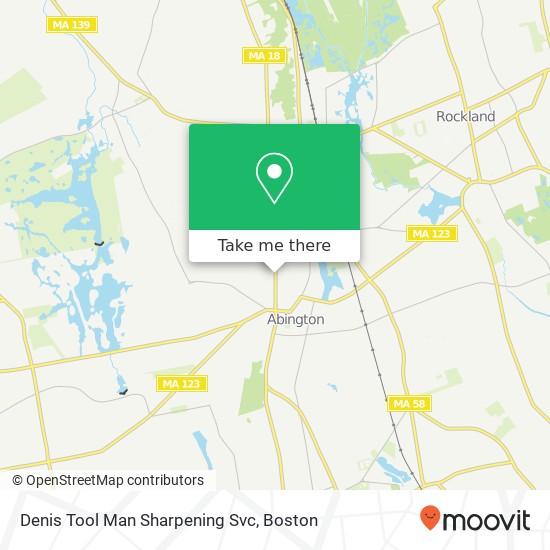 Mapa de Denis Tool Man Sharpening Svc