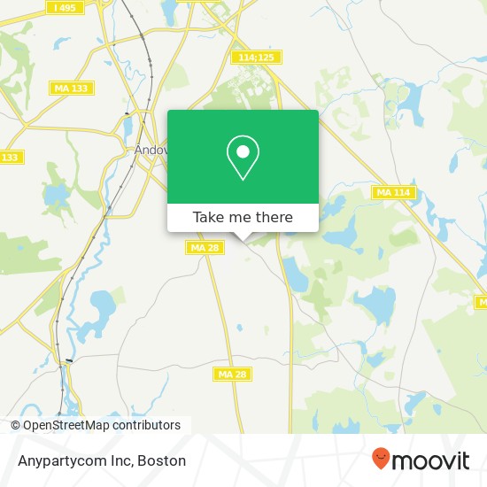 Anypartycom Inc map