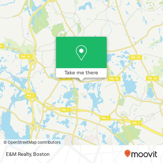 E&M Realty map