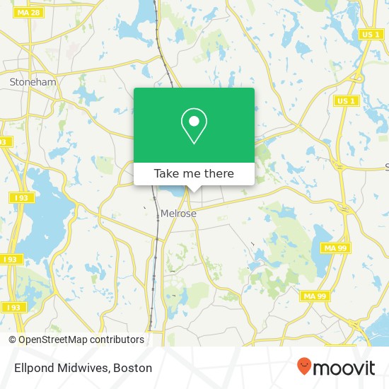 Ellpond Midwives map