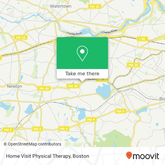 Mapa de Home Visit Physical Therapy