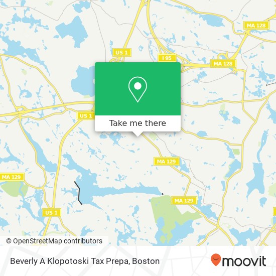 Mapa de Beverly A Klopotoski Tax Prepa