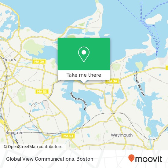 Global View Communications map