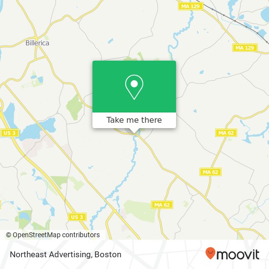 Northeast Advertising map