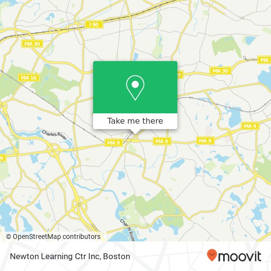 Newton Learning Ctr Inc map