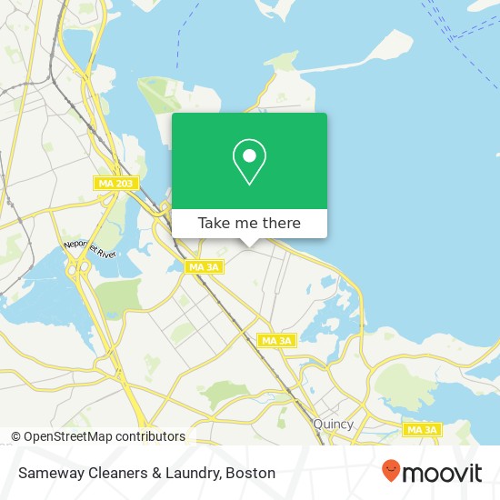 Mapa de Sameway Cleaners & Laundry