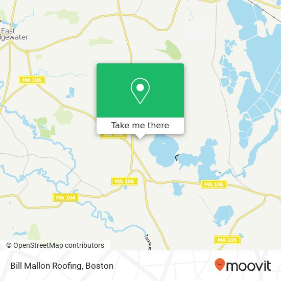 Bill Mallon Roofing map