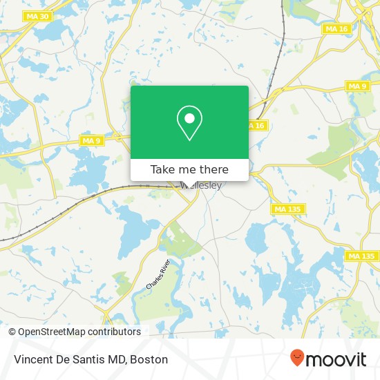 Vincent De Santis MD map