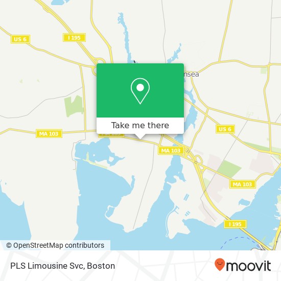 PLS Limousine Svc map