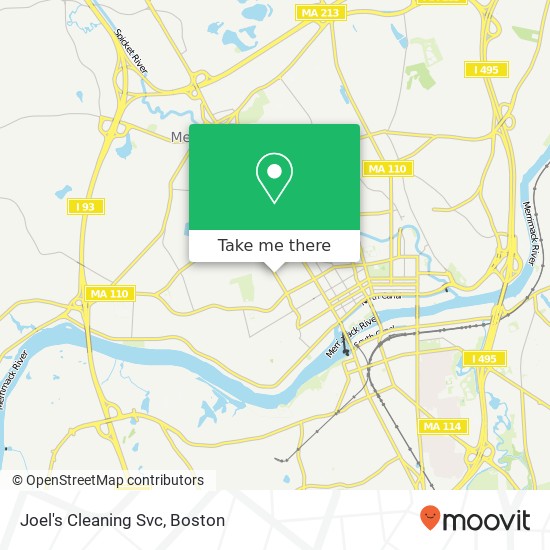 Joel's Cleaning Svc map