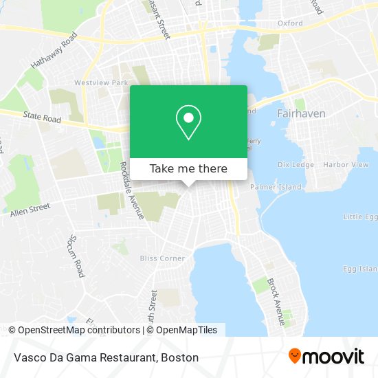 Mapa de Vasco Da Gama Restaurant