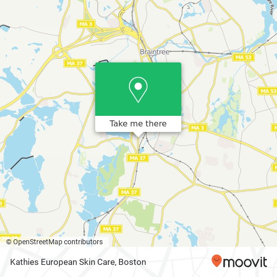 Kathies European Skin Care map