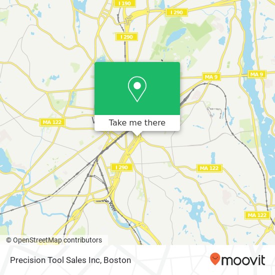 Precision Tool Sales Inc map