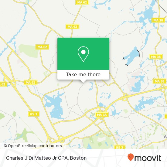 Charles J Di Matteo Jr CPA map