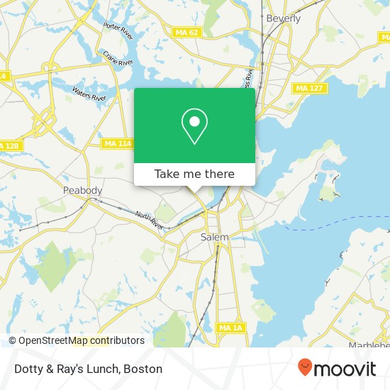 Dotty & Ray's Lunch map