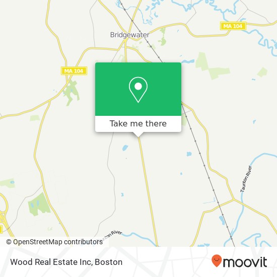 Wood Real Estate Inc map