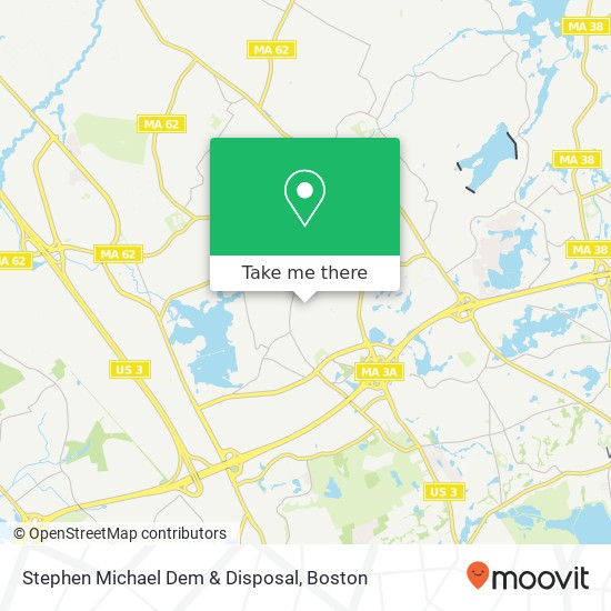 Mapa de Stephen Michael Dem & Disposal