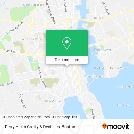 Perry Hicks Crotty & Deshaies map