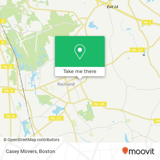 Casey Movers map