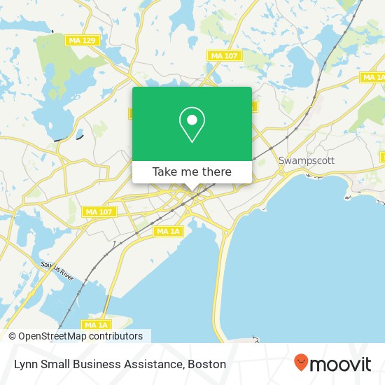 Lynn Small Business Assistance map