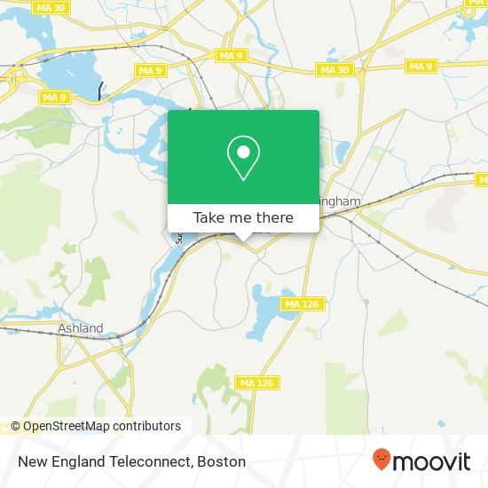 Mapa de New England Teleconnect