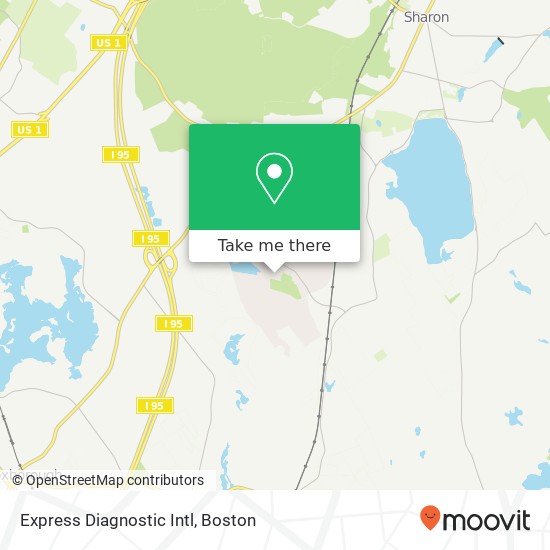 Mapa de Express Diagnostic Intl