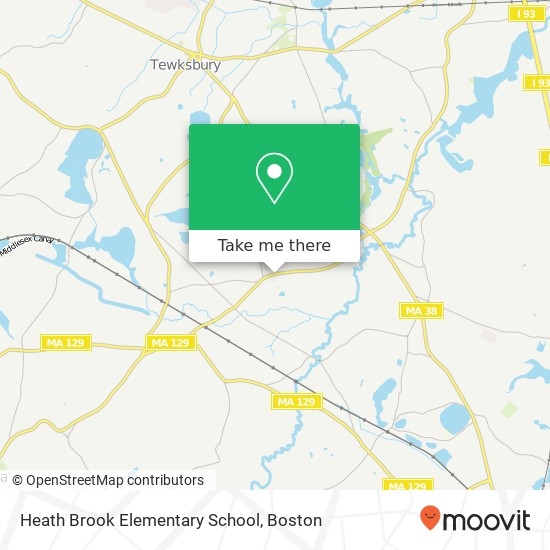 Heath Brook Elementary School map