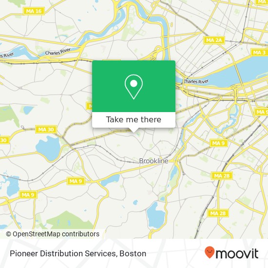 Pioneer Distribution Services map