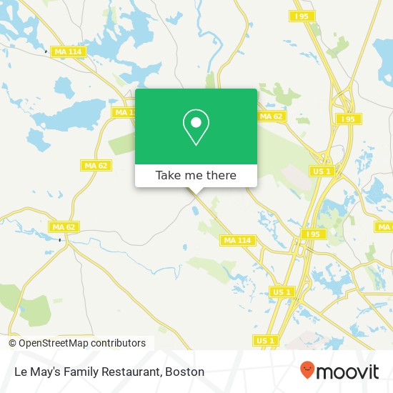 Mapa de Le May's Family Restaurant