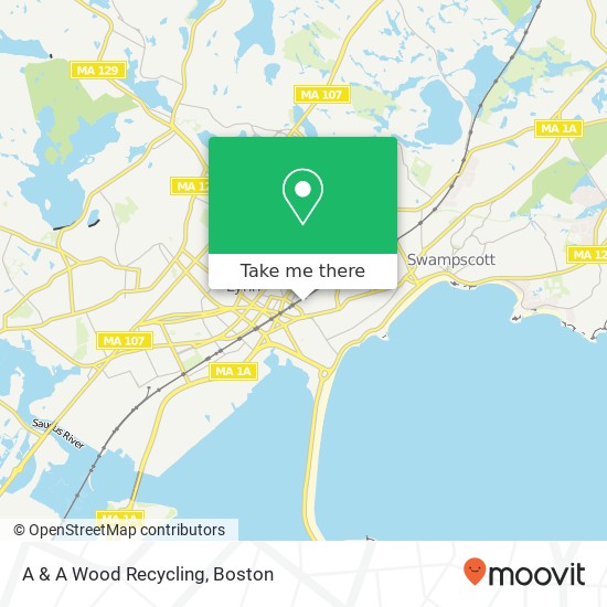 Mapa de A & A Wood Recycling